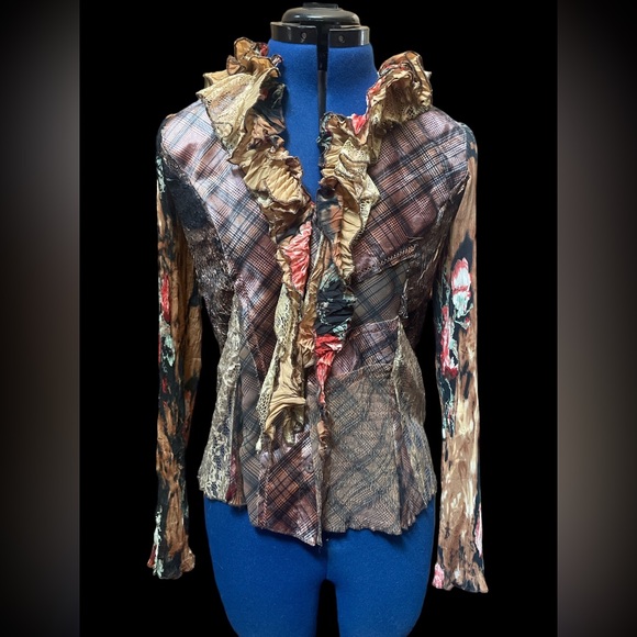 Alberto Makali Tops - 1990’s dress shirt, Alberto Makali designs